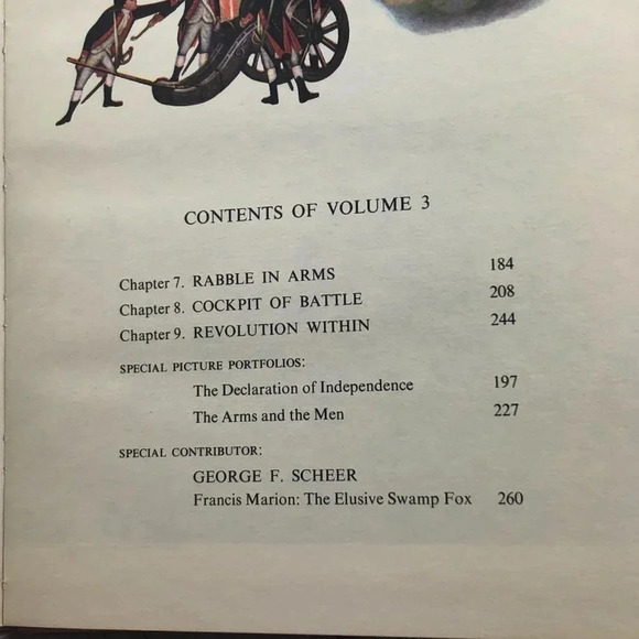 vintage American Heritage volume 3 the revolution book 1963 - Picture 8 of 10